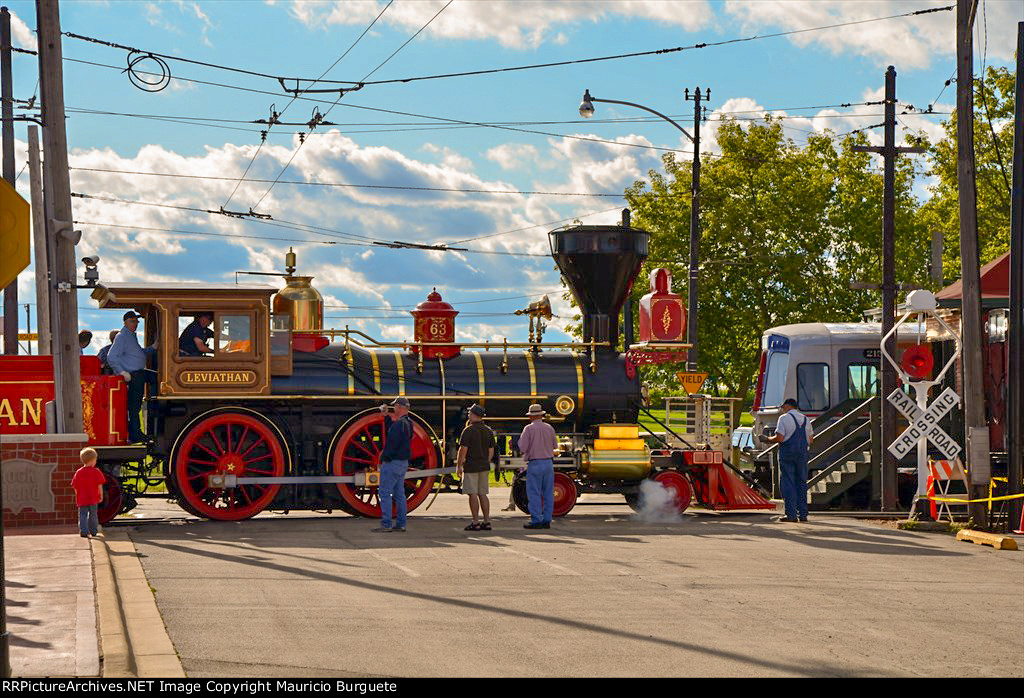 CPRR Leviathan Steam Locomotive